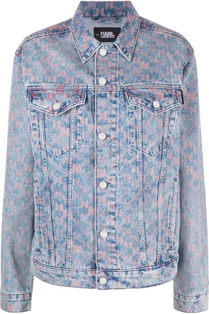 Karl Lagerfeld Monogram-print denim jacket