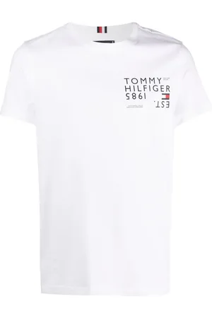 Tommy Hilfiger logo-print Short Sleeved T-shirt - Farfetch