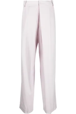 Low Classic Pleat-detail cotton tailored trousers