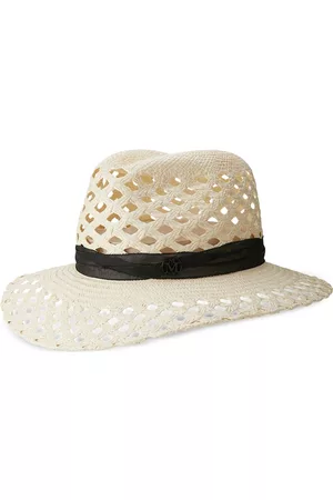 Le Mont St Michel Women Hats - Henrietta woven straw fedora
