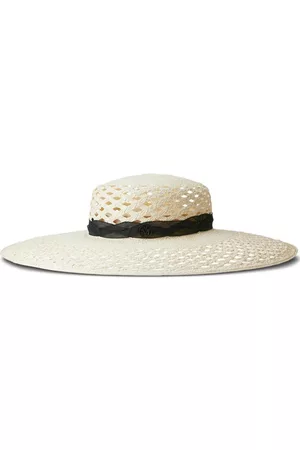 Le Mont St Michel Women Hats - Mini Bianca straw hat