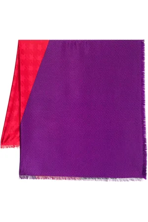 Saint Laurent 1980s colour-block silk scarf