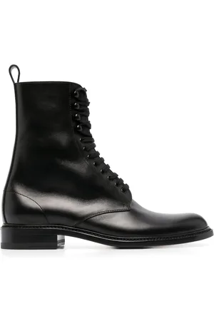 Saint Laurent Lace-up 35mm leather boots
