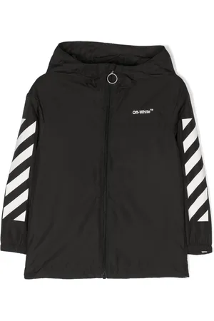 OFF-WHITE Logo print rain jacket