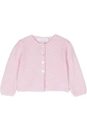 Mariella Ferrari Crochet-knit button-up cardigan