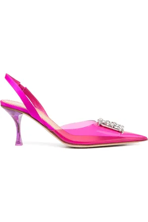 Dsquared2 80mm embellished-logo slingback pumps