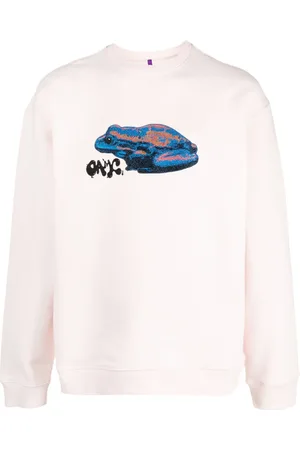 OAMC Frog-print cotton jumper