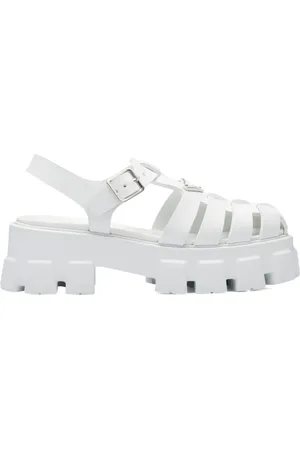 Prada Monolith caged rubber sandals