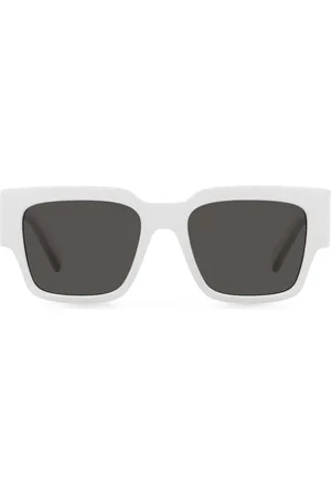 Dolce & Gabbana Square-frame logo-print sunglasses