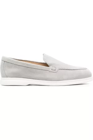 Doucal's Women Loafers - Tonal-stitching suede loafers