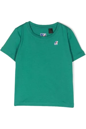 K-Way Logo-patch cotton T-shirt