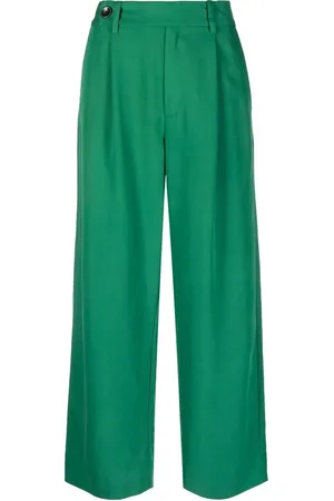 Proenza Schouler Drapey Suiting wide-leg tailored trousers