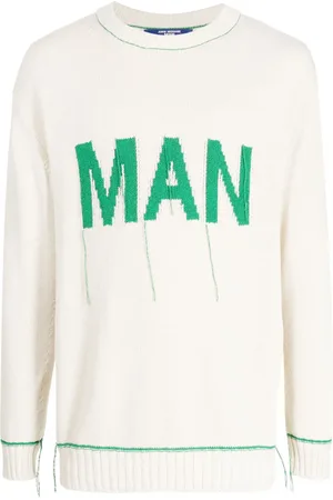 JUNYA WATANABE Jacquard-logo knitted sweatshirt