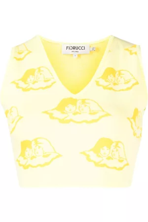 Fiorucci Women Printed Skirts - Logo-print midi skirt