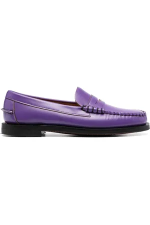 SEBAGO Round-toe leather loafers