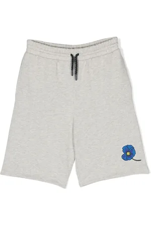 Kenzo Floral-motif cotton shorts