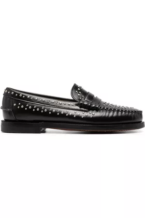 SEBAGO Women Loafers - Stud-embellished leather loafers