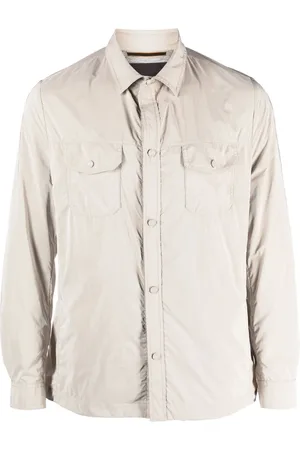MOORER Press-stud fastening jacket