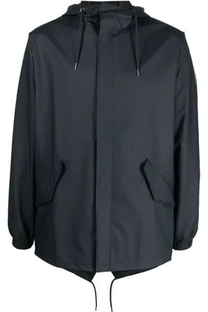 Rains Drawstring-hood parka jacket