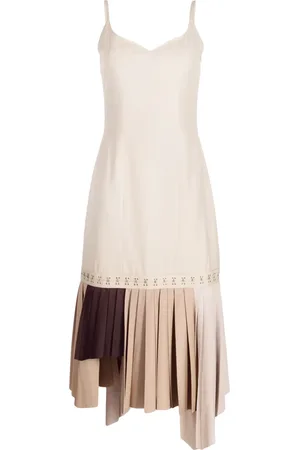 Rokh Sleveless pleated midi dress