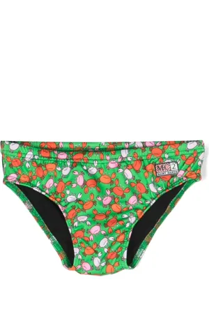 MC2 SAINT BARTH All-over graphic-print swim trunks