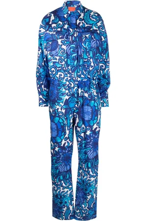 La DoubleJ Aviator graphic-print jumpsuit