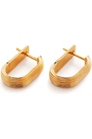 Monica Vinader Groovie Huggie earrings