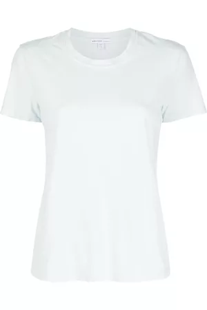 James Perse Women Short Sleeve - Sheer Slub round neck T-shirt