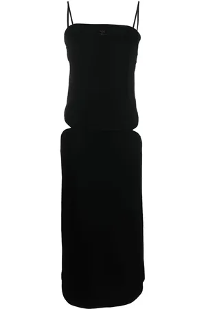 Courrèges Cut-out boydcon midi dress