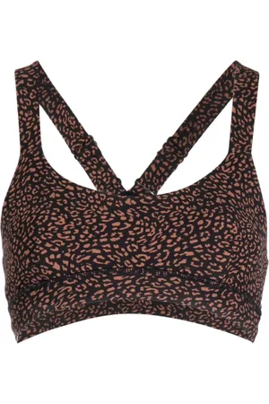 The Upside Leo Dance leopard-print bra