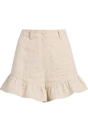 Cinq A Sept Ditsy Neema seersucker shorts