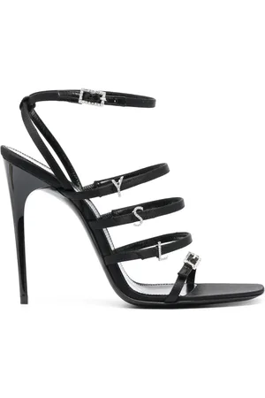Saint Laurent Jerry 110mm silk-satin sandals