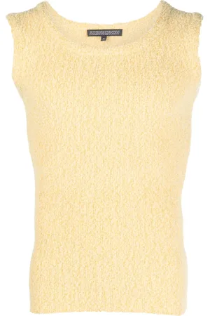 robyn lynch Textured knit tank top