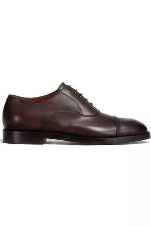 Z Zegna Men Oxford Shoes - Torino leather oxford shoes