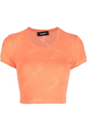 Dsquared2 Surfer-jacquard cropped top