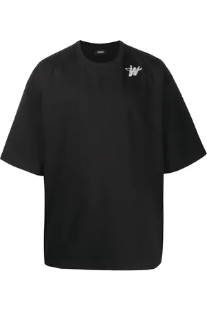 We11 Done Logo-print oversized T-shirt