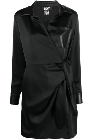 DKNY Wrap v-neck shirtdress