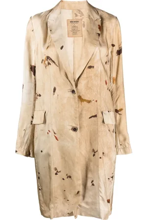 UMA WANG Graphic-print long blazer
