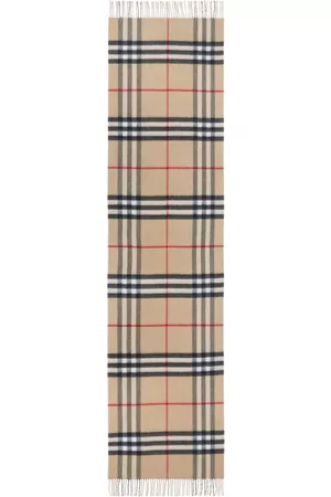 Burberry Scarves - Reversible Check Cashmere Scarf