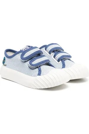 Kenzo Poppy embroidered stripe trainers
