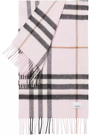 Burberry Scarves - The Classic check-pattern fringed scarf
