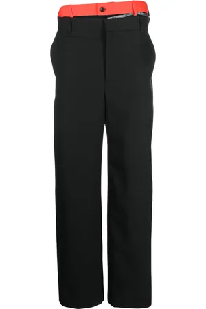 Y / PROJECT Layered-details wide-leg trousers