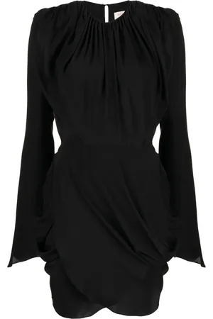 MATÉRIEL by Aleksandre Akhalkatsishvili Wraparound silk dress