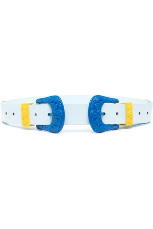 Casablanca Casa Cowboy colour-block leather belt