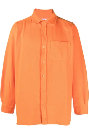 ERL Corduroy embroidered-logo shirt