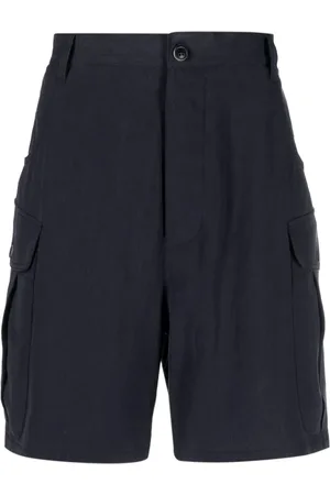 Giorgio Armani Wide-leg linen cargo shorts