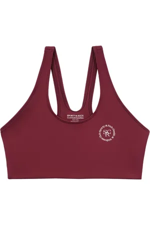 Sporty & Rich N.02 logo-print sports bra