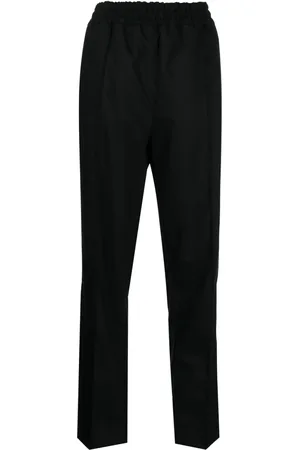 Serafini Elastic-waist wool trousers