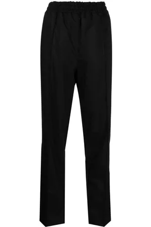 Serafini Women Formal Pants - Elastic-waist wool trousers