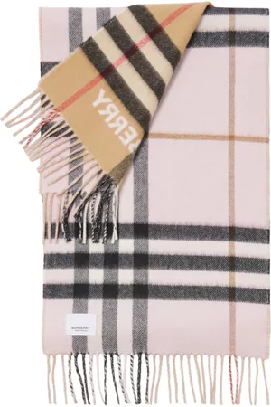 Burberry Scarves - Contrast-check fringed scarf